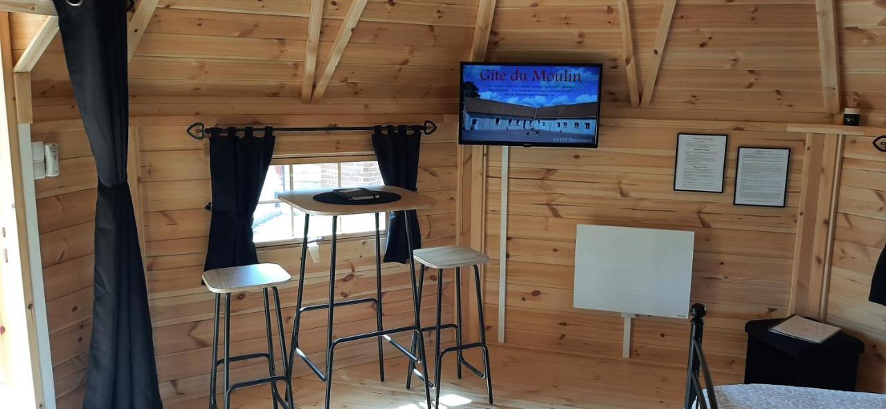 Kota Scandinave Avec Son Bain Nordique Privatif - Gite Du Moulin 62130 Pierremont Eksteriør billede