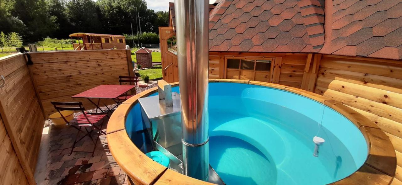 Kota Scandinave Avec Son Bain Nordique Privatif - Gite Du Moulin 62130 Pierremont Eksteriør billede